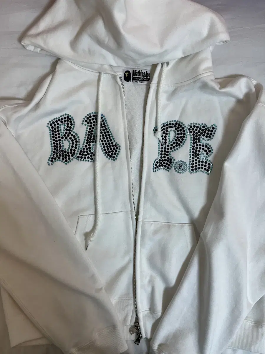 베이프 CRYSTAL STONE BAPE ZIP HOODIE